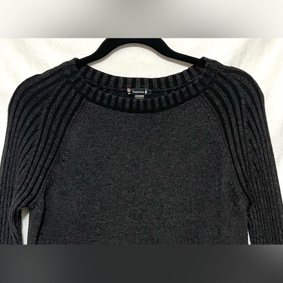 Smartwool Ripple Creek Merino Wool Tunic Sweater Ribbed Knit Winter Cozy Warm - Picture 5 of 11